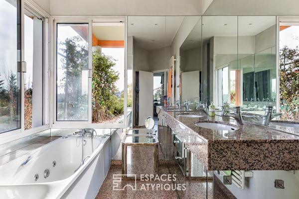 Maison d’architecte avec vue panoramique à Beaupuy