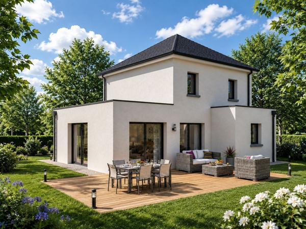 Terrain + Maison à vendre 6 pièces - 106 m²