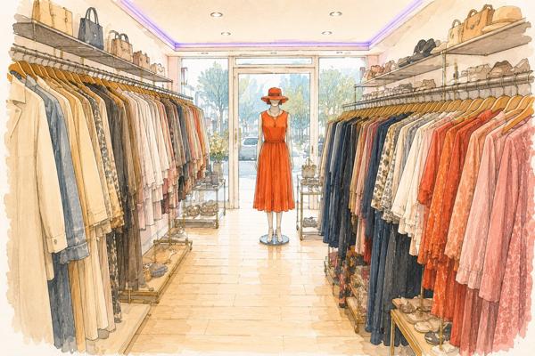Fonds de commerce vêtements neufs et accessoires de mode La Souterraine