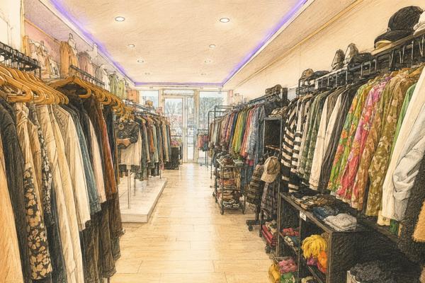 Fonds de commerce vêtements neufs et accessoires de mode La Souterraine