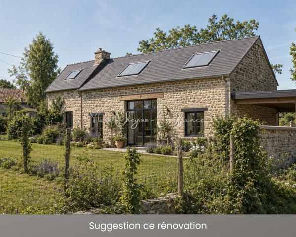 Grange + Maison entre campagne et ville - VENARSAL (19)