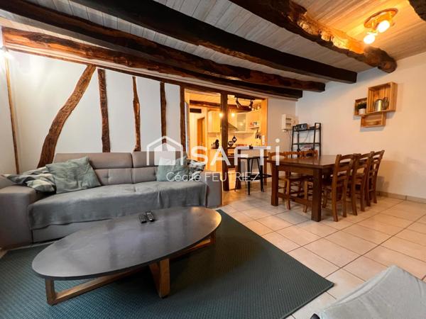 Immeuble avec 2 appartements meublés