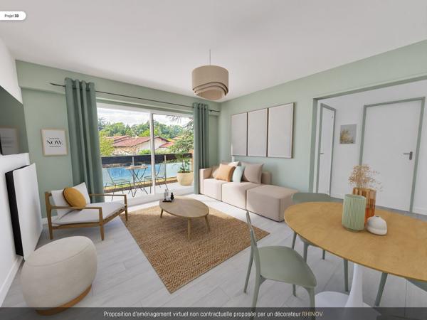 Appartement + cave + stationnement extérieur