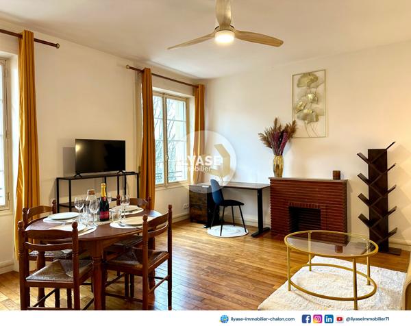 Chalon-sur-Saône (71100) Appartement T2 meublé | 51 m² | Tout équipé