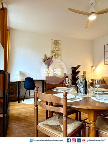 Chalon-sur-Saône (71100) Appartement T2 meublé | 51 m² | Tout équipé