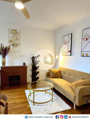 Chalon-sur-Saône (71100) Appartement T2 meublé | 51 m² | Tout équipé