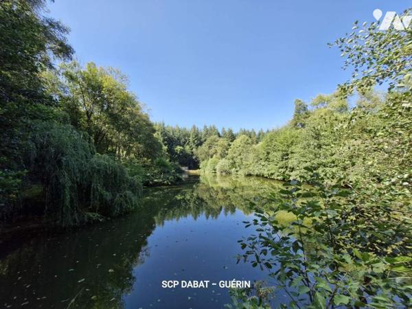 Maison d'habitation avec étangs