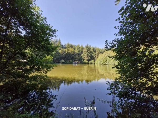 Maison d'habitation avec étangs