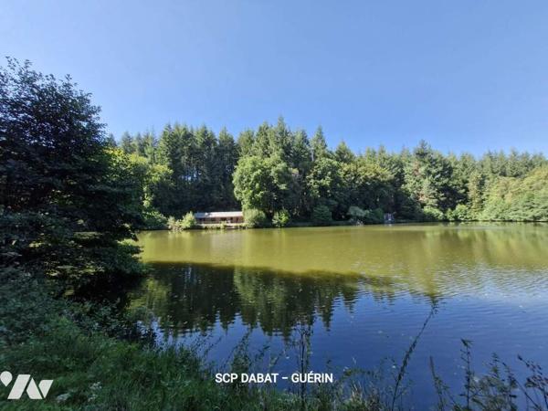 Maison d'habitation avec étangs