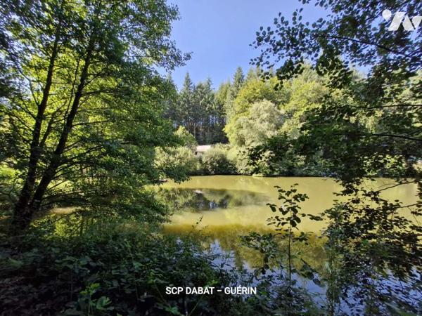 Maison d'habitation avec étangs