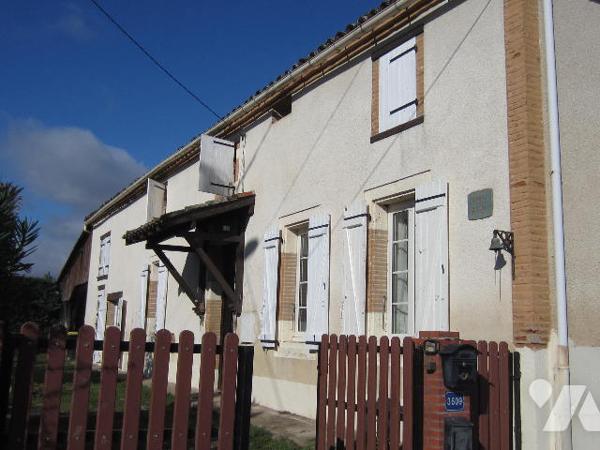 MAISON DE CAMPAGNE avec GARAGE - Hangar attenant et JARDIN
