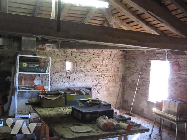 MAISON DE CAMPAGNE avec GARAGE - Hangar attenant et JARDIN