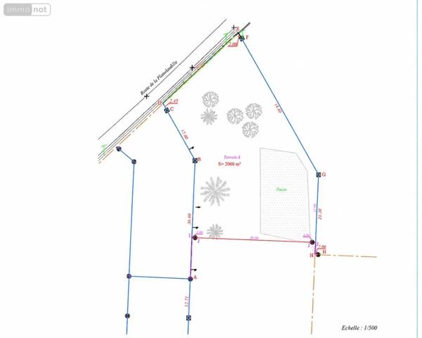Achat - Terrain à bâtir Changé 72560 2000 m 2