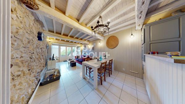 Immeuble de rapport centre-ville Mugron avec maison et local commercial