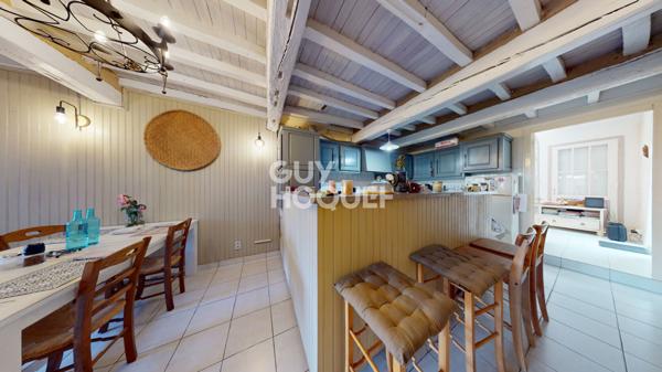 Immeuble de rapport centre-ville Mugron avec maison et local commercial