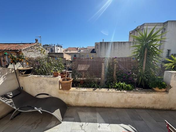 Marseille (13007) VENTE APPARTEMENT TYPE 3 89,75 M2 CARREZ TERRASSE 16,5 M2 SAMATAN ENDOUME 13007 MARSEILLE