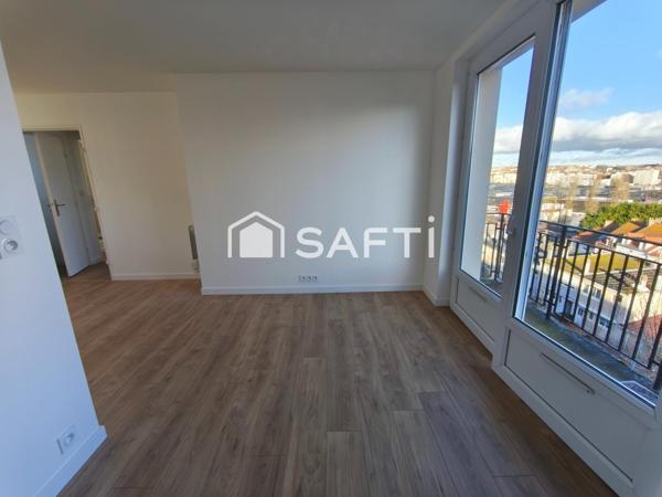 Appartement T2 entièrement rénové avec garage