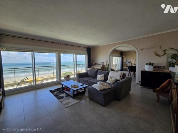 LA BAULE, appartement face mer de 110m²