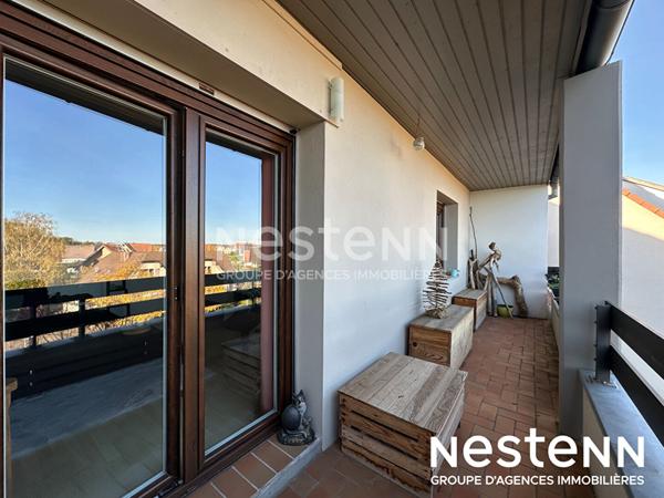 Charmant appartement lumineux de 4 pièces avec balcon, situé au 3ème étage à Haguenau