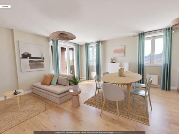 Appartement à vendre |  Toulouse |  2 pièces | 47 m²