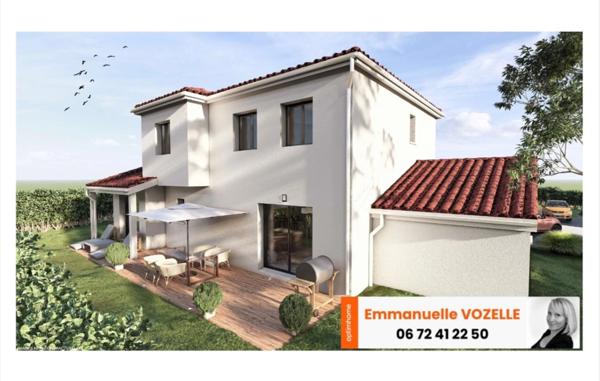 TERRAIN DE 599m² A PONT-DU-CHÂTEAU AVEC PROJET DE CONSTRUCTION