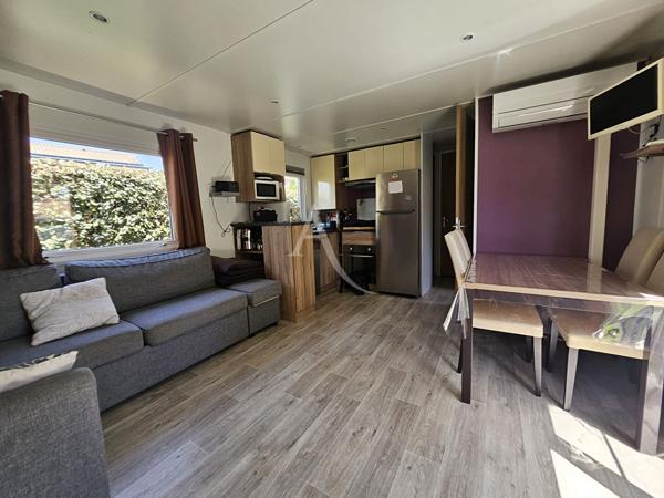 Terrain avec mobil-home