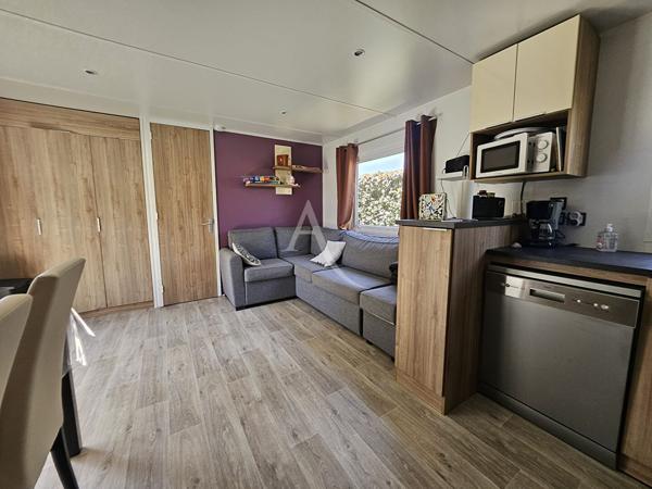 Terrain avec mobil-home