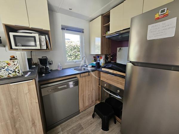 Terrain avec mobil-home