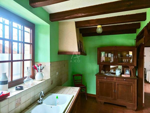 Longère restaurée avec charme, jardin et garage  Centre de Morannes