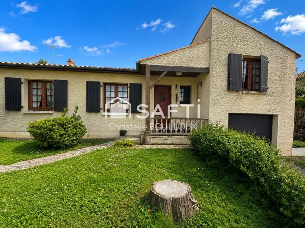 Pavillon agréable, 3 chambres, jardin et garage