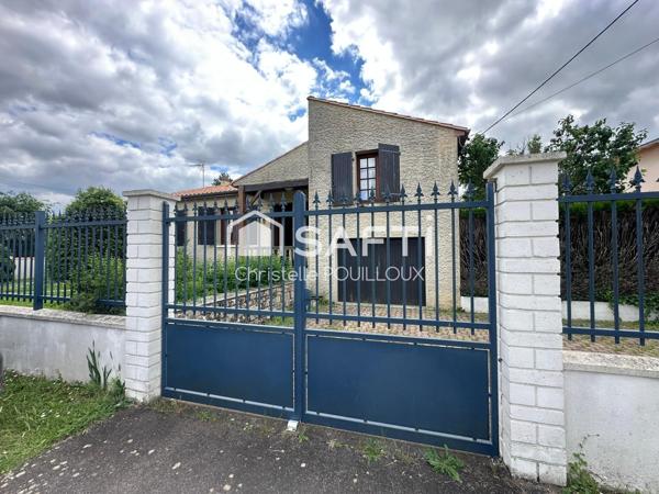 Pavillon agréable, 3 chambres, jardin et garage