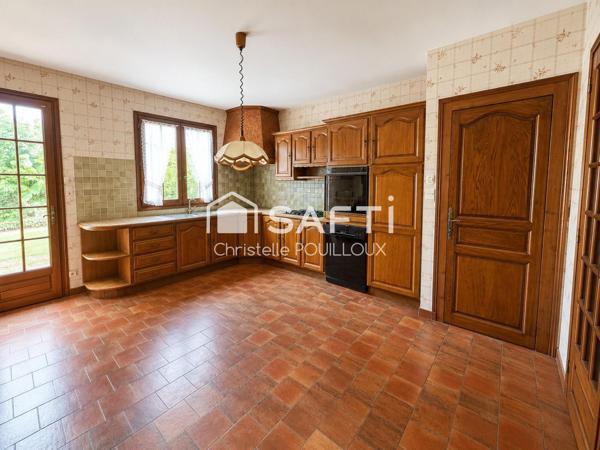 Pavillon agréable, 3 chambres, jardin et garage