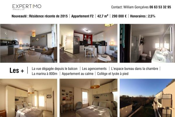 Sartrouville (78500) A vendre (78500) Sartrouville : Appartement F2. Marina à pied.