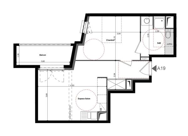 Sartrouville (78500) A vendre (78500) Sartrouville : Appartement F2. Marina à pied.