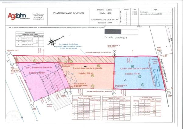 LA TOUCHE BASSE / Terrain à bâtir - 574 m²