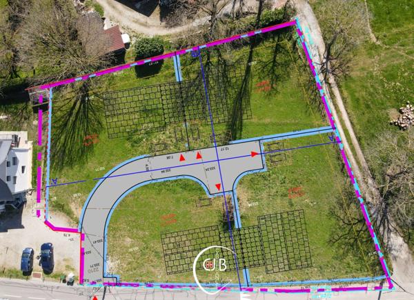 Planaise – 4 terrains prêts à construire dans un cadre privilégié !
