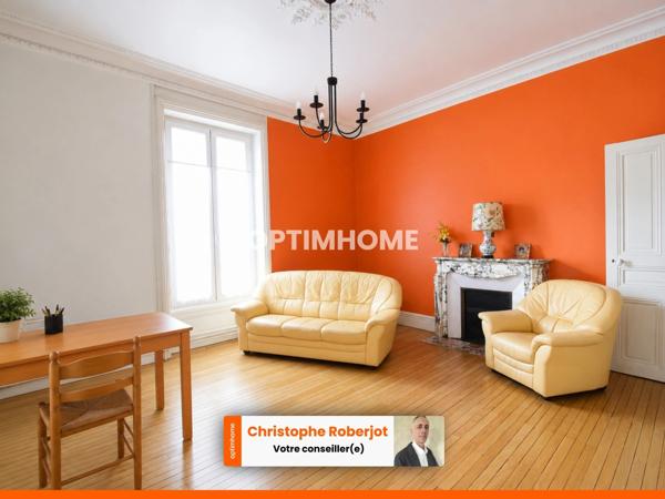 Lumineux appartement Haussmanien de 142m2 au centre-ville de Chalon sur Saône