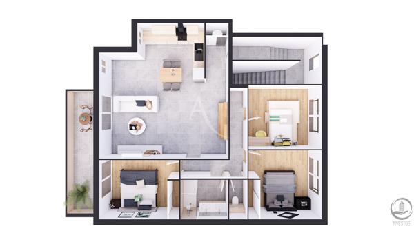 APPARTEMENTS NEUF T3/4 DANS PETITE RESIDENCE EN CENTRE DE CABESTANY