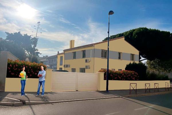 APPARTEMENTS NEUF T3/4 DANS PETITE RESIDENCE EN CENTRE DE CABESTANY