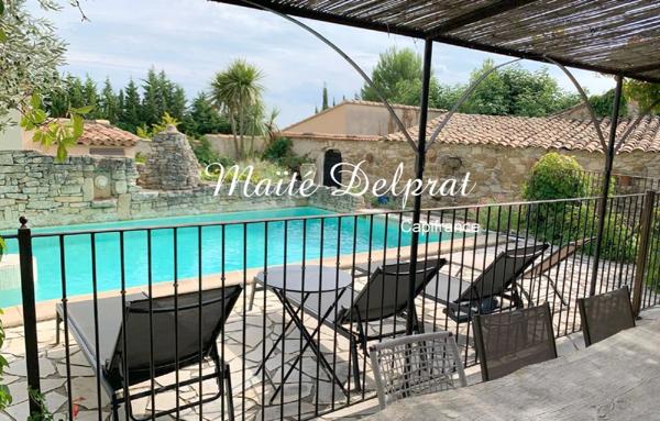 Maison de plain-pied - Piscine, pool house et jardin paysagé – Aubignan (84)