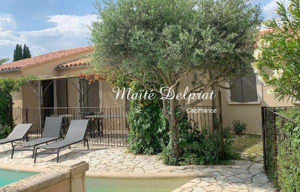 Maison de plain-pied - Piscine, pool house et jardin paysagé – Aubignan (84)