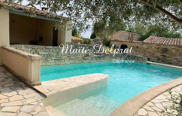 Maison de plain-pied - Piscine, pool house et jardin paysagé – Aubignan (84)