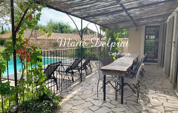 Maison de plain-pied - Piscine, pool house et jardin paysagé – Aubignan (84)