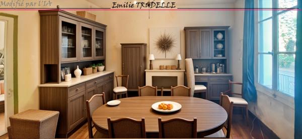 Dpt Sarthe (72), à vendre LA CHARTRE SUR LE LOIR maison 5/6 chambres BORD DE LOIR terrain de 275m²