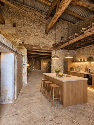 A vendre Grange de 226 m² – proche de Tournus - Uchizy  - Volumes exceptionnels et nombreuses possibilités