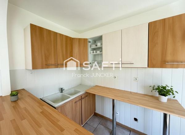 Appartement T2  Rez-de-chaussée  Cave + Parking proche Caen.