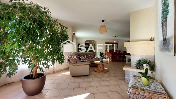 Conviviale villa avec vue, piscine & dépendance T2