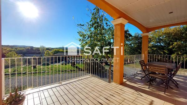 Conviviale villa avec vue, piscine & dépendance T2