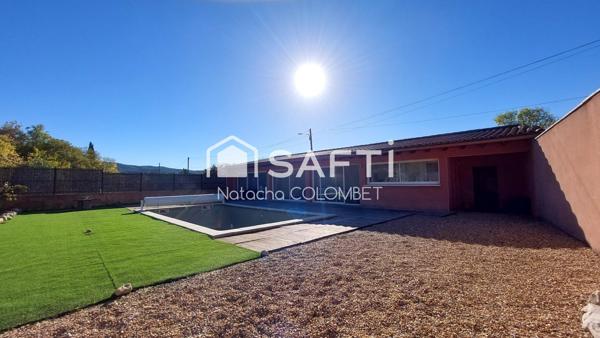 Conviviale villa avec vue, piscine & dépendance T2