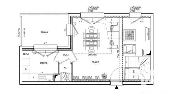 Appartement à vendre 3 pièces 66 m² Louvres